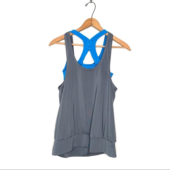 Gap Fit | Racer Back Tank With Attached Sports Bra - Picture 3 of 7